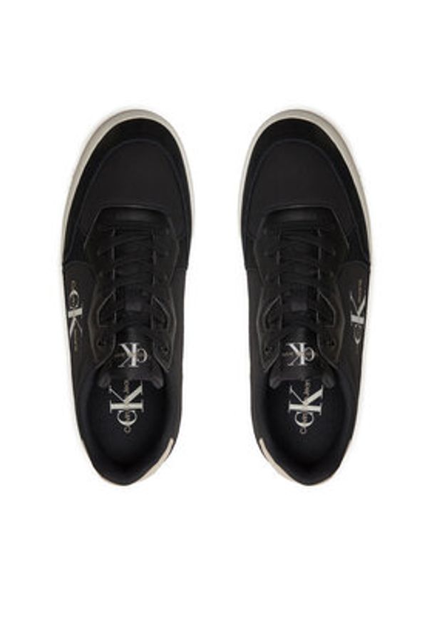 Calvin Klein Jeans Sneakersy Classic Cupsole Low Mix Mtl YM0YM01033 Czarny. Kolor: czarny. Materiał: materiał