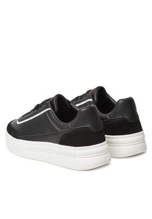 Guess Sneakersy FMTWI3 ELE12 Czarny. Kolor: czarny. Materiał: skóra