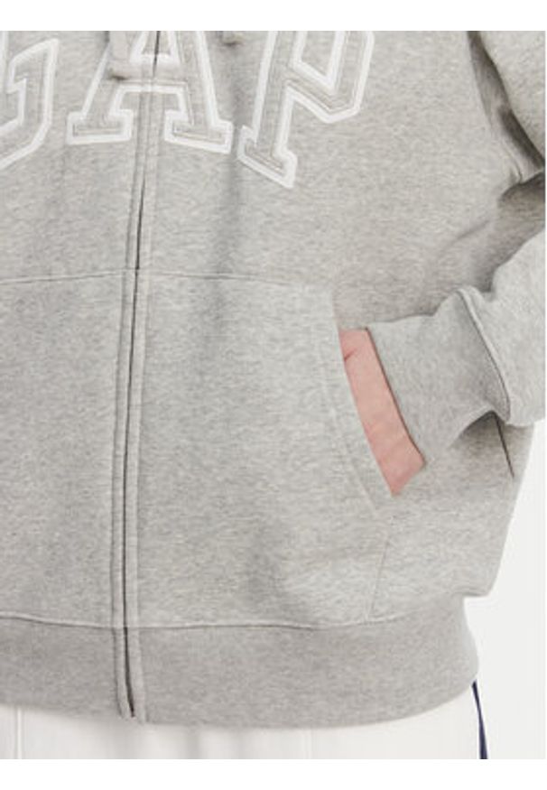 GAP - Gap Bluza 678782-12 Szary Regular Fit. Kolor: szary. Materiał: bawełna
