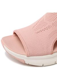 skechers - Skechers Sandały City Catch 119236/BLSH Różowy. Kolor: różowy. Materiał: materiał