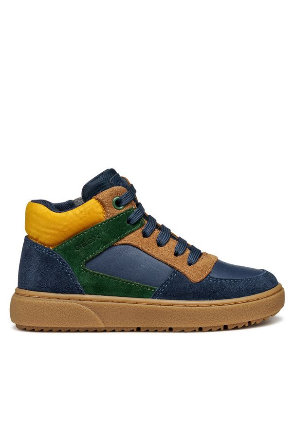 Sneakersy Geox. Kolor: niebieski