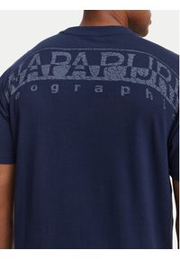 Napapijri T-Shirt Yourte NP0A8AU2 Granatowy Relaxed Fit. Kolor: niebieski. Materiał: bawełna #3