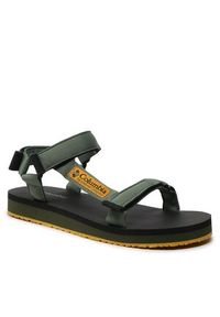 columbia - Sandały Columbia - Breaksider Sandal BM0486 Moostone/Golden Yellow 302. Kolor: zielony. Materiał: materiał. Sezon: lato #1