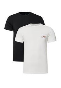Emporio Armani Underwear Komplet 2 t-shirtów EM001849 AF10778 M0080 Kolorowy Slim Fit. Materiał: bawełna. Wzór: kolorowy