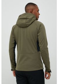 Rossignol kurtka outdoorowa kolor zielony. Kolor: zielony. Materiał: tkanina, materiał, softshell. Długość rękawa: raglanowy rękaw #3