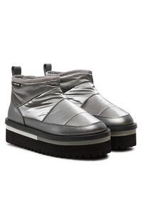 Tommy Jeans Śniegowce Tjw Nylon Flatform Boot Wl EN0EN02689 Srebrny. Kolor: srebrny. Materiał: materiał