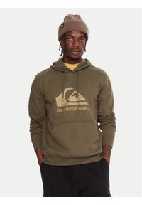 Quiksilver Bluza Comp Logo EQYFT05053 Zielony Regular Fit. Kolor: zielony. Materiał: syntetyk