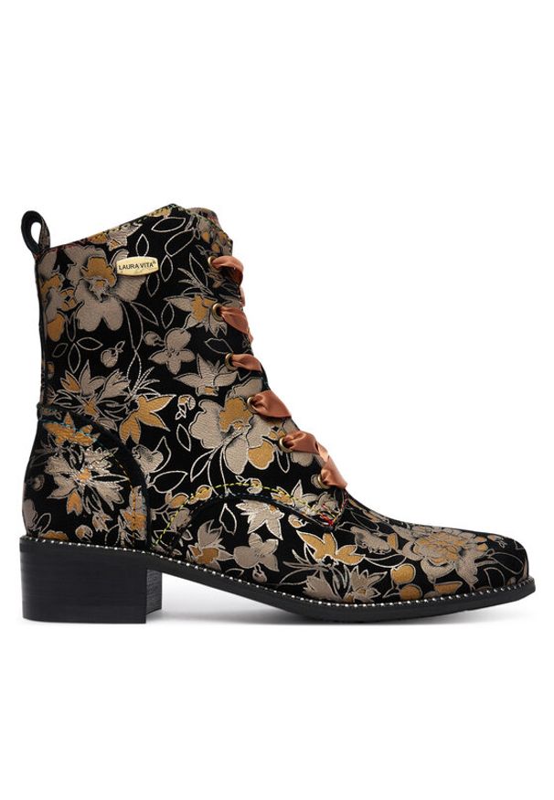 Laura Vita Trzewiki Emcmao 26 Czarny. Kolor: czarny. Materiał: skóra