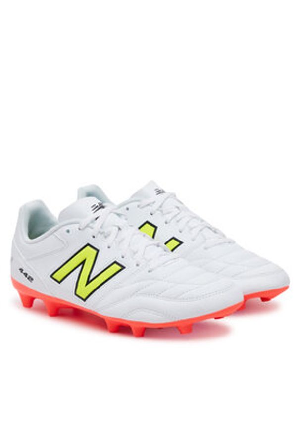 New Balance Buty do piłki nożnej 442 MS43FIB2 Biały. Kolor: biały. Materiał: skóra