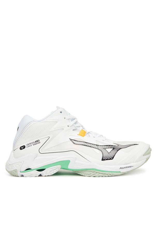 Buty halowe Mizuno. Kolor: biały. Model: Mizuno Wave