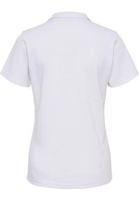 NewLine - Damska bawełniana koszulka polo Newline Lea. Typ kołnierza: polo. Kolor: biały. Materiał: bawełna. Styl: elegancki