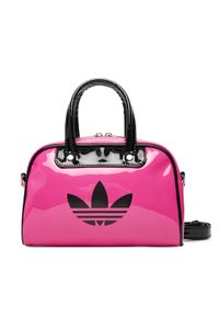 Adidas - adidas Torebka Adicolor Mini Bowling JX0249 Różowy. Kolor: różowy. Materiał: skórzane