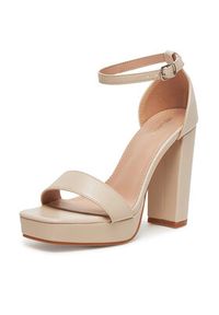DeeZee Sandały LE601-19 Écru. Materiał: materiał, syntetyk #3