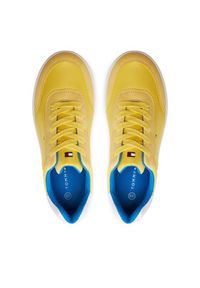 TOMMY HILFIGER - Tommy Hilfiger Sneakersy Low Cut Lace-Up Sneaker T3X9-33351-1694 S Żółty. Kolor: żółty. Materiał: materiał #2