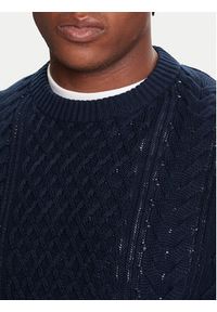 Tommy Jeans Sweter DM0DM22101 Granatowy Regular Fit. Kolor: niebieski. Materiał: bawełna #3