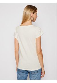 Pepe Jeans T-Shirt Alessa PL504795 Beżowy Regular Fit. Kolor: beżowy. Materiał: bawełna #3