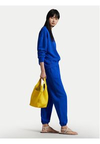 Polo Ralph Lauren Bluza 211971697005 Niebieski Relaxed Fit. Typ kołnierza: polo. Kolor: niebieski. Materiał: bawełna #3