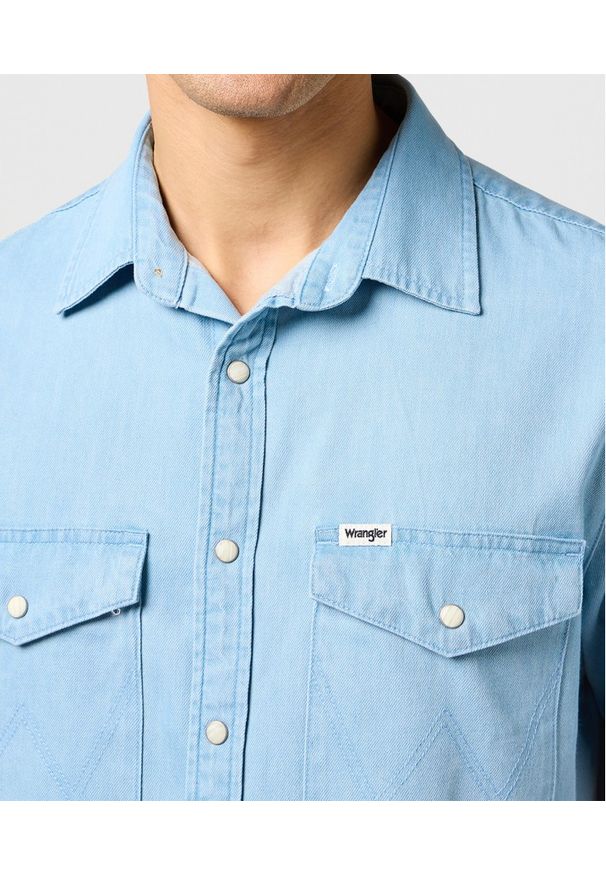 Wrangler - MESKA KOSZULAWRANGLE WRANGLER SS WESTERN SHIRT SUPERFADE 112362749