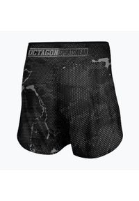 OCTAGON - Spodenki treningowe męskie Octagon Marble Camo MMA. Kolor: szary
