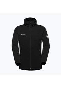 Bluza trekkingowa męska Mammut Aconcagua Light ML Hooded. Kolor: czarny, szary, wielokolorowy