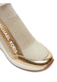 MICHAEL Michael Kors Sneakersy Willis Wedge Trainer 43R5WIFS3D Złoty. Kolor: złoty. Materiał: skóra #6