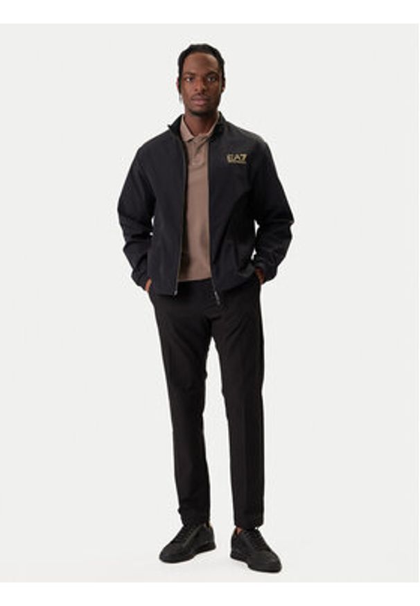 EA7 Emporio Armani Kurtka przejściowa 7M000312 AF13562 UC001 Czarny Regular Fit. Kolor: czarny. Materiał: syntetyk