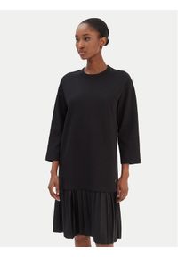 JOOP! Sukienka codzienna Tarika 10007096 Czarny Relaxed Fit. Okazja: na co dzień. Kolor: czarny. Materiał: bawełna. Typ sukienki: proste. Styl: casual #1
