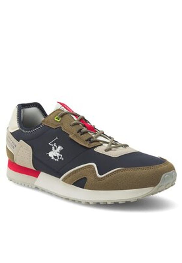 Beverly Hills Polo Club Sneakersy SPORTMAX-01 Granatowy. Kolor: niebieski. Materiał: materiał
