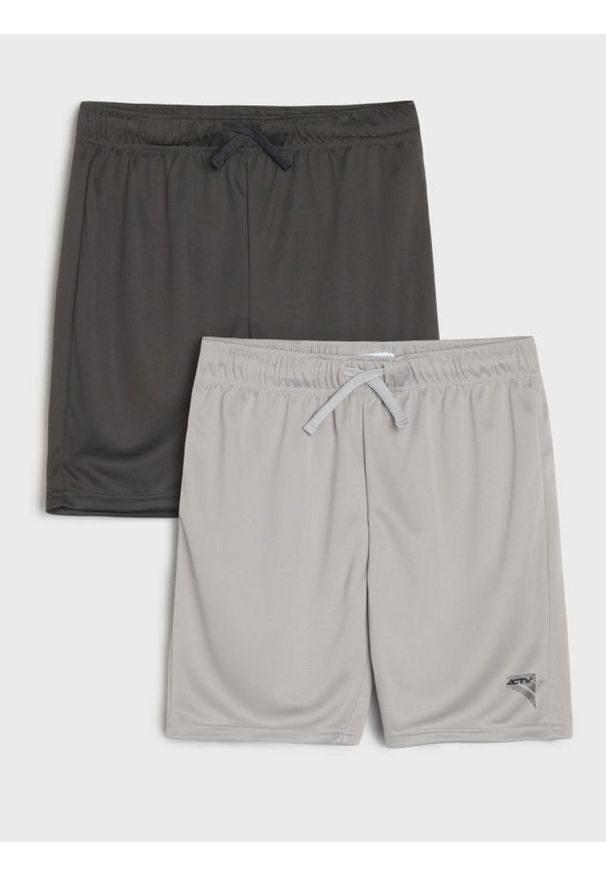 Sinsay - Szorty 2 pack Active - szary. Kolor: szary