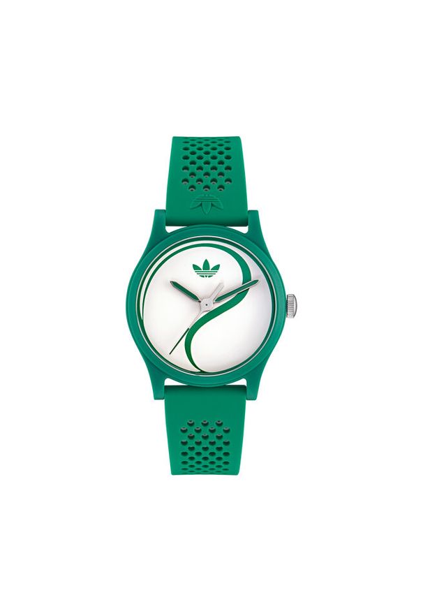 Adidas - Zegarek adidas. Kolor: zielony