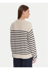 TOMMY HILFIGER - Tommy Hilfiger Sweter WW0WW46438 Écru Regular Fit. Materiał: wełna #4