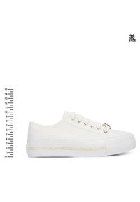 Patrizia Pepe Sneakersy PPJ372.27 Biały. Kolor: biały. Materiał: materiał #5