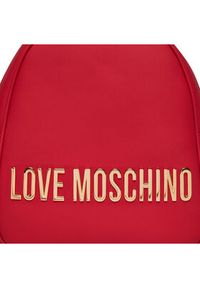 Love Moschino - LOVE MOSCHINO Plecak JC4197PP1IKD0500 Czerwony. Kolor: czerwony. Materiał: skóra