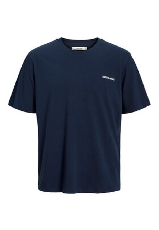 Jack & Jones Piżama Everest 12273633 Granatowy Standard Fit. Kolor: niebieski. Materiał: bawełna