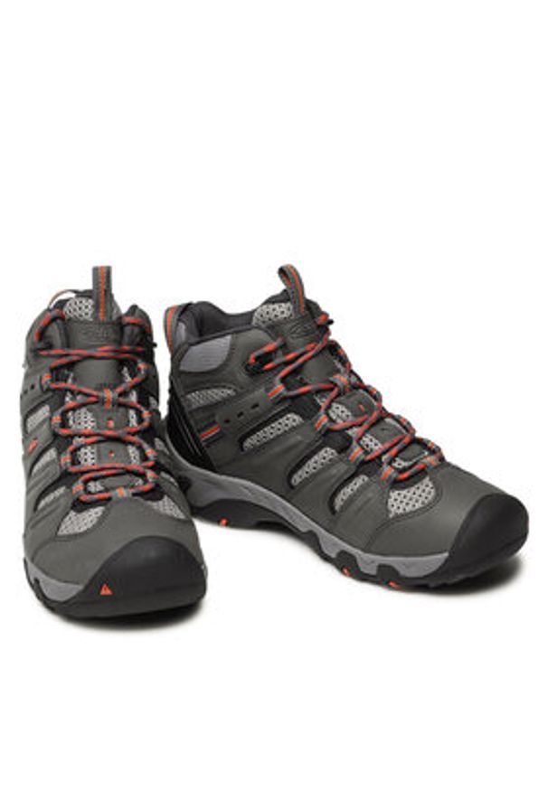 keen - Keen Trekkingi Koven Mid Wp 1023000 Szary. Kolor: szary. Materiał: skóra, nubuk. Sport: turystyka piesza