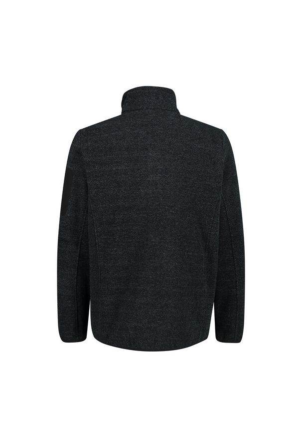 Bluza męska turystyczna CMP 38H2237. Kolor: czarny. Materiał: polar. Sport: turystyka piesza