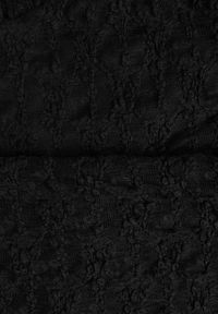 Renee - Czarny Komplet z Koronki Top Halter i Spodnie Zdobione Wszytą Spódnicą Celanix. Kolor: czarny. Materiał: koronka. Wzór: aplikacja, koronka #3