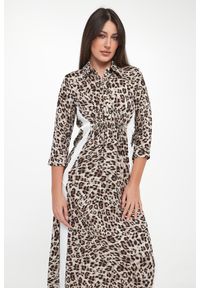 Sportalm - Sukienka szmizjerka ze zwierzęcym wzorem SPORTALM. Wzór: motyw zwierzęcy. Typ sukienki: szmizjerki #3