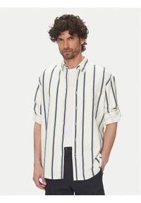 BOSS Koszula Lambey_2 50538296 Écru Relaxed Fit. Materiał: bawełna