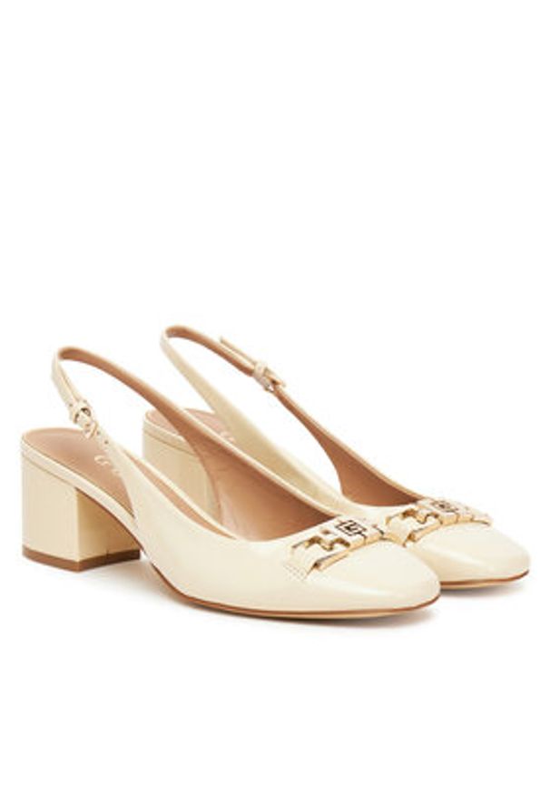 Guess Czółenka FLTCL2 PAF05 Beżowy. Kolor: beżowy. Materiał: skóra