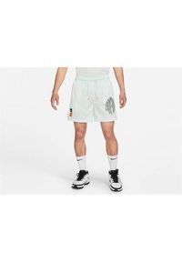 Spodnie koszykarskie męskie Nike Kd Mesh. Kolor: biały. Materiał: mesh. Długość: krótkie. Sport: koszykówka