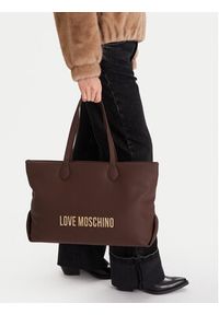 Love Moschino - LOVE MOSCHINO Torebka JC4395PP0NKD031A Brązowy. Kolor: brązowy. Materiał: skórzane #6