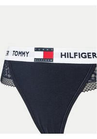 TOMMY HILFIGER - Tommy Hilfiger Stringi UW0UW05619 Granatowy. Kolor: niebieski. Materiał: syntetyk