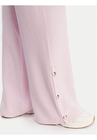 Liu Jo Sport Spodnie dzianinowe TF5252 MS59L Różowy Relaxed Fit. Kolor: różowy. Materiał: syntetyk. Styl: sportowy #2