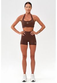 ROUGH RADICAL - Damskie spodenki szorty treningowe fitness Rough Radical Zoya Push-up Shorts. Kolor: brązowy. Sport: fitness