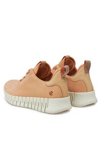 ecco - ECCO Sneakersy Gruuv 21820361130 Beżowy. Kolor: beżowy. Materiał: skóra #5