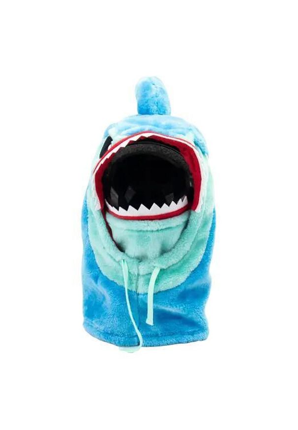 SKATEPRO - Sporty zimowe Czapki narciarskie unisex Hoxy Balaclava - Shark. Kolor: niebieski. Materiał: polar. Sezon: zima. Styl: sportowy