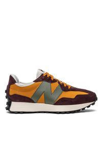 Sneakersy męskie New Balance 327 (MS327LY1). Okazja: do pracy, na spacer, na co dzień. Kolor: brązowy. Sport: turystyka piesza