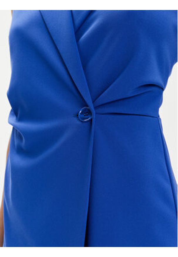 Patrizia Pepe Kombinezon 2T0058/A049-CA01 Granatowy Regular Fit. Kolor: niebieski. Materiał: syntetyk