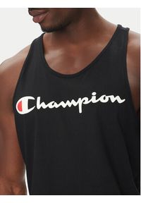 Champion Tank top 220780 Czarny Standard Fit. Kolor: czarny. Materiał: bawełna #5